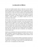 Como se da un Ensayo corto sobre la educacion en mexico