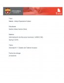 Actividad N°1: Gestión del Talento Humano