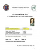 LA CULTURA DE LA CALIDAD COMO BASE DEL ÉXITO