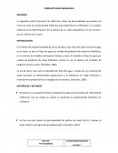 Como es la Velocidad de infiltracion