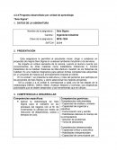 Programa desarrollado por unidad de aprendizaje