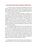 Cualquiera puede ser un gerente competente