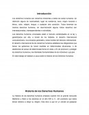 Como es la Historia de los derechos Introducción