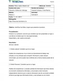 Objetivo: identificar las fallas y logros que presenta el producto