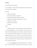 Tema: La metamorfosis como metáfora