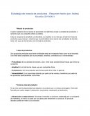 Estrategia de mezcla de productos