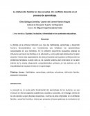 La disfunción familiar en las escuelas. Un conflicto docente en el proceso de aprendizaje.