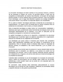 ENSAYO GESTION TECNOLÓGICA.