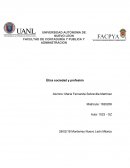 Ética sociedad y profesión