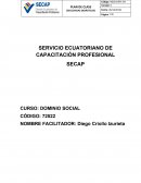 SERVICIO ECUATORIANO DE CAPACITACIÓN PROFESIONAL