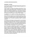 LA SOCIEDAD COMO REALIDAD OBJETIVA ORGANISMO Y ACTIVIDAD