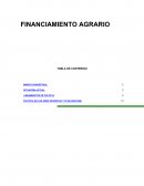 Financiamiento agraio POLÍTICA EN LOS AÑOS NOVENTAS Y PLAN 2002-2006 10
