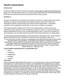 Empresariales. Espíritu emprendedor