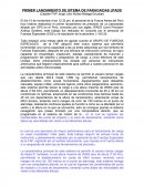 PRIMER LANZAMIENTO DE SITEMA DE PARACAIDAS JPADS