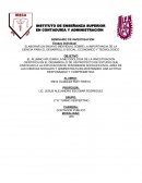 Seminario INSTITUTO DE ENSEÑANZA SUPERIOR EN CONTADURÍA Y ADMINISTRACIÓN