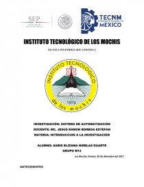 Sistema de automatización. Página 1