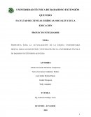 PROPUESTA PARA LA ACTUALIZACIÓN DE LA PÁGINA UNIVERSITARIA DIGITAL PARA LOS DOCENTES Y ESTUDIANTES DE LA UNIVERSIDAD TÉCNICA DE BABAHOYO EXTENSIÓN QUEVEDO.