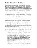 Capítulo 25: Investigación Publicitaria