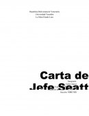 Breve opinión de lo que me ha parecido la Carta del Jefe Seattle al presidente de los estados Unidos Franklin Pierce 1854