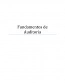 Fundamentos de auditoria. Síntesis ejecutiva Fundamentos de auditoria