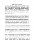 PRESUPUESTO PARTICIPATIVO