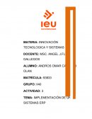 IMPLEMENTACIÓN DE UN SISTEMAS ERP