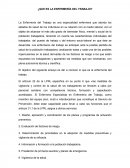 ¿Que es la enfermería del trabajo?