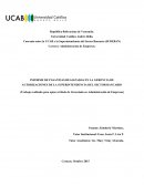 INFORME DE PASANTIAS REALIZADAS EN LA GERENCIA DE AUTORIZACIONES DE LA SUPERINTENDENCIA DEL SECTOR BANCARIO