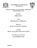Principios hidrologicos