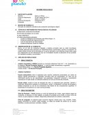 Informe psicologico de evaluacion integral