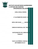 DERECHO INDIVIDUAL DEL TRABAJO “ANTECEDENTES DEL DERECHO DEL TRABAJO”