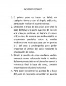 Geometria ACUERDO CONICO