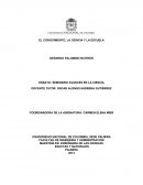 EL CONOCIMIENTO, LA CIENCIA Y LA ESCUELA