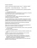 Evaluacion diagnostica. De acuerdo a tus conocimientos previos, contesta las siguientes preguntas