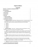 PROPUESTA DE TRABAJO DEL PROGRAMA AFLATEEN