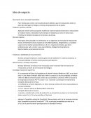 Idea de negocio Descripción de la necesidad insatisfecha