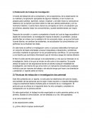 Elaboración de trabajo de investigación