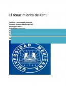 Renacimiento de kant