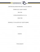DESARROLLO Y EVALUACION DEL TALENTO HUMANO
