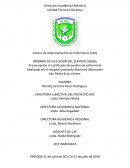 INFORME DE EJECUCION DEL SERVICIO SOCIAL