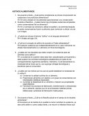 Aditivos alimentarios Cuestionario