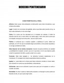 Derecho penitenciario. Características de la pena