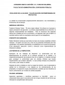 EVOLUCION DE LA CALIDAD Y SU APLICACIÓN CONTEMPORANEA EN PROYECTOS