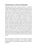 APROVECHANDO LA CIENCIA DE PERSUASIÓN