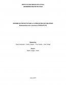 INFORME DE PROYECTO PARA LA LICENCIATURA EN PUBLICIDAD