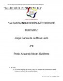 La Santa Inquisición (métodos de tortura)