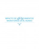 Impacto de los movimientos migratorios en el mundo