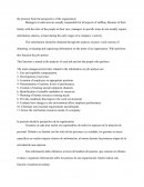 La posición desde la perspectiva de la organización