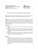 Reseña 1. “El estudo de la ética y las morales particulares”. Walter Beller Taboada