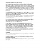 Opinión del cap. 2 de la serie “El aprendiz”